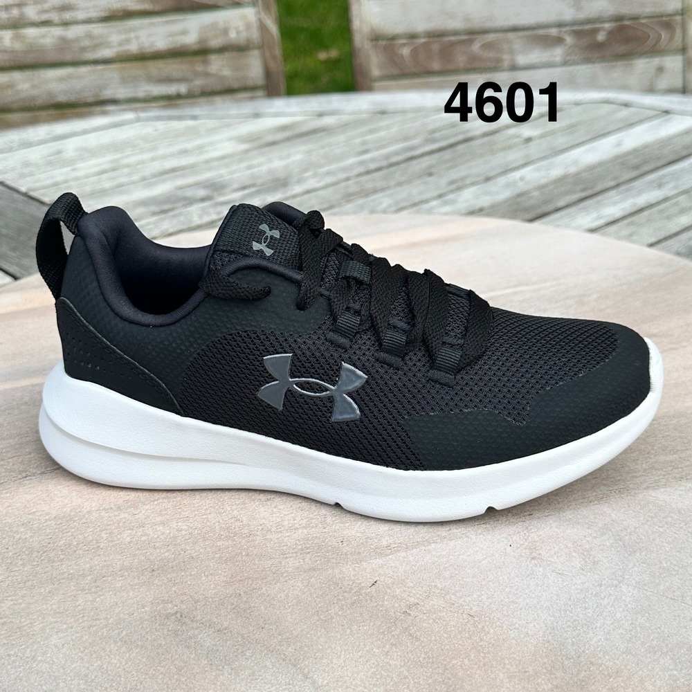 Under Armour Charged Surge 4 Womens 6 Black Running Shoes 3022955 New